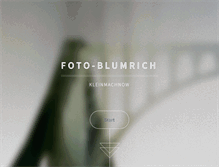 Tablet Screenshot of foto-blumrich.de